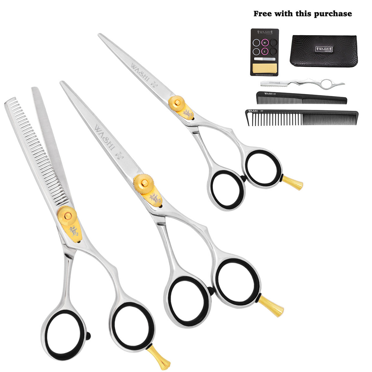 Gold Crown Shear 3 Piece Set