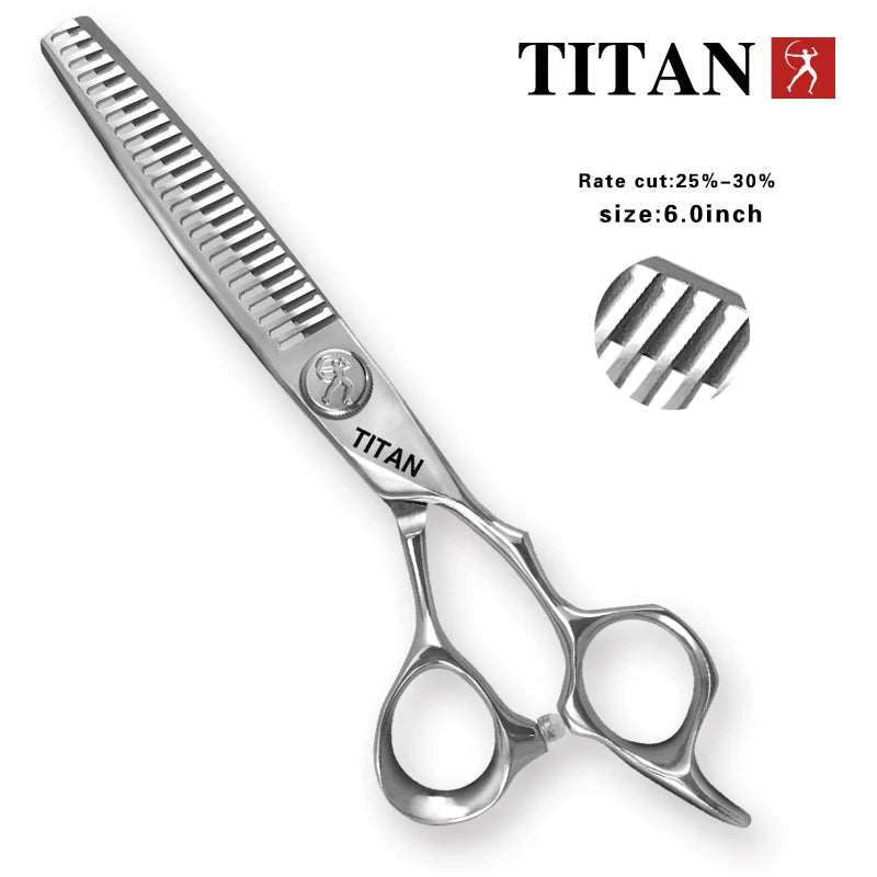 TITAN professional hairdresser barber tools salon hair cutting  thinning shears set of 6.0 7 inch hair  scissors
