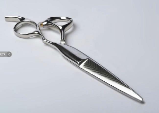 Shoto Shear with Japanese Damascus Tajyusou Steel